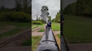 Full lap around NEOLS behind steam locomotive 