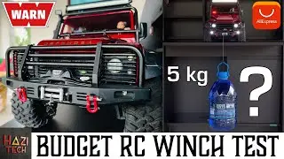 Budget Metal Double Motor RC Winch Installation & Testing | 1/10 Scale | Warn Winch
