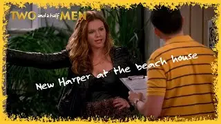 New Harper At The Beach House | Two and a half Men
