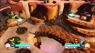 Skylanders Swap Force PVP Slobber Tooth vs. Sprocket