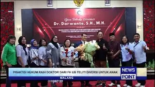 PRAKTISI HUKUM RAIH DOKTOR DARI FH UB TELITI DIVERSI UNTUK ANAK - NEWSPOINT