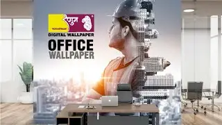 OFFICE WALLPAPER DESIGN IDEAS #Customised @shagunindia