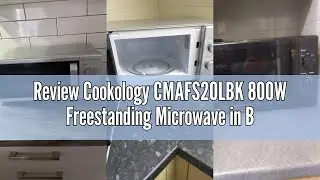 Review Cookology CMAFS20LBK 800W Freestanding Microwave in Black - 20 Litre Capacity - 25cm Turntabl