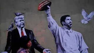 Bad Bunny mural in Barcelona illustrates star's Super Bowl message