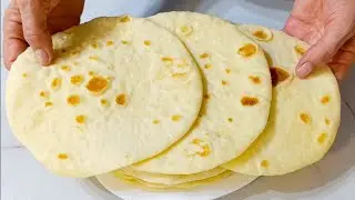 Umesite sami najlep&scaron;e tortilje,brzo i lako! ☺️Tortilla bread !😋