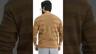 MANRA Men Round Neck Solid Plain Full Sleeve Woolen Winter Pullover