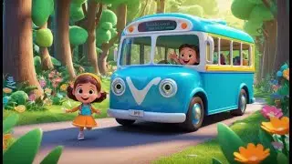 Wheels on the Bus | Forest Trail Ride | Nursery Rhyme for Kids | Kids Songs | Baby Music