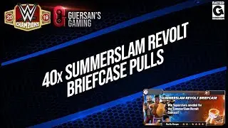 40x Summerslam Revolt Briefcase Pulls / WWE Champions 🍀