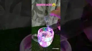 ASMR/unboxing magic rainbow lights cup/#trending