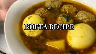 Egg & Beef Kofta Curry / Homemade Pakistani Style