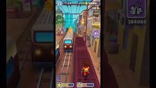 Subway Surfer Hollywood Red Carpet Rail Surfing Run 🌟 #shorts #subwaysurfers