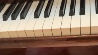 Playing piano while my music prints