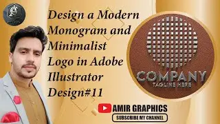 How To Design Monogram Logo| Mark Logo | Trendy logo |Minimalist Logo Design| Monogram LogoDesign#11