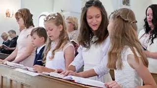 Prvn&iacute; svat&eacute; přij&iacute;m&aacute;n&iacute; Farnost Ryb&aacute;ře 2022