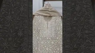 #Hand Embroidered Pure Moonga Silk Suit#lucknowi chikankari #trending #fashion wear#dress7267976155