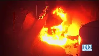 I-80 Back Open After Fuel Tank Inferno Contained
