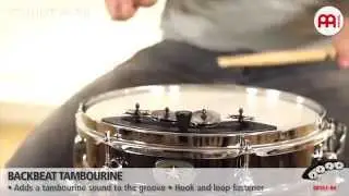 Backbeat Tambourine MEINL BBTA1-BK | Demonstration of sound
