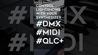 your #synthesizer  can control #lightshows  for $20 #dmx #midi #qlc