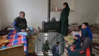 The daily life of the nomads of Leila and her child | Trying to save the master from prison