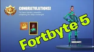Fortbyte 5 Location + 800 Vbucks ACCESSIBLE BY USING THE LAID BACK SHUFFLE EMOTE INSIDE A DANCE CLUB
