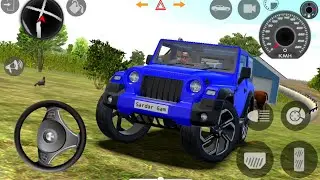 Modified Mahindra Thar Games: Indian Blue Thar (Gadi Wala Game) Car Game Android Gameplay