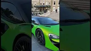 💎 Luxury in Monaco! Glamour Green supercar 😍 #model #luxury #billionaire