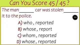 Can YOU pass this American Grammar Quiz? 🇺🇸 - ONLY SMART LEARNERS PASS THIS! | No.1 Quality English