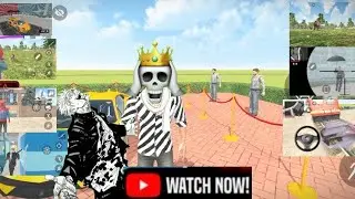 I play Gta 6 in mobile 😱 and train destroy my lamborghini 