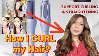 USING HODEKT STYLE HAIR CURLER AND HAIR STRAIGHTENER 2 IN 1 