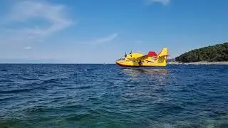 MALI LO&Scaron;INJ Kanader u akciji ga&scaron;enja požara