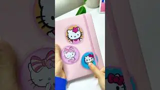 Updating My Planner with Hello Kitty Stickers! #diy #hellokitty #kuromi #craft #kids