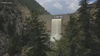 The Dam at Strontia Springs is spilling over for the first time since 2015