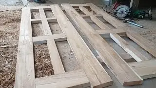 How to make a panel door // Using Router Machine // woodworking tips and tricks 
