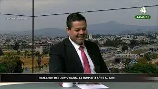 UDGTV Canal 44 cumple 13 a&ntilde;os al aire y su director, Gabriel Torres Espinoza, habla del aniversario