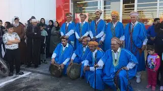 رگادة خاترة مع شيوخ وجدة🇲🇦👍 إفتتاح Carrefour Lazarit Oujda