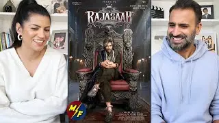 Реакция на плакат движения RajaSaab | Прабхас | Марути | Таман С | Фабрика народных медиа