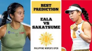 Alexandra Eala vs Himeno Sakatsume | Philippine Women&rsquo;s Open 2026 | Tennis Prediction