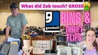Goodwill Bins Trash to Treasure and Thrift Flips!