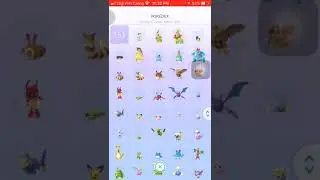 Pokemon Go Gen 1 & 2 completed Pokedex except Legendary Mew, Mewtwo, Delibird & Smeargle