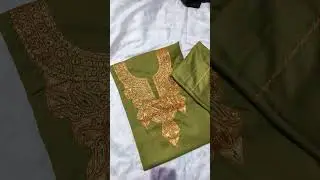 Unstitched 3 piece acro wool suit with botta tilla.. Premium collection