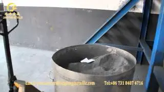 The milling of Titanium Carbonitride Powder  completed