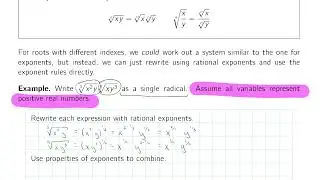 Rewriting with Rational Exponents