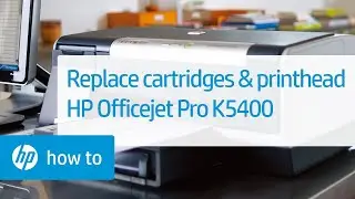 Replace the ink cartridges and the Printhead | HP Officejet Pro K5400 Printer | HP Support