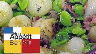 Etuvée de fèves aux oignons et lardons [Recette]