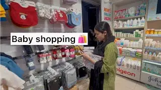 Baby ki second shopping❤️| Ghr wps ayi baby ki tbyt kharab🥲| Mama rogyin😔