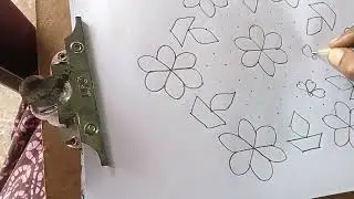 💁Festival 💮 kollam ready/ 15*8 dots easy rangoli kollam/# ....