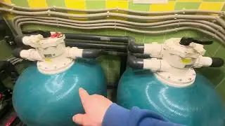 Монтаж оборудования фильтрации, обеззараживания и подогрева бассейна и отделка чаши. Детский бассейн