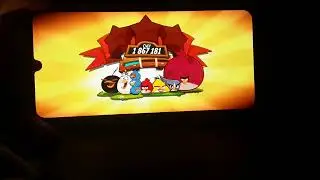 Играю в игру Angry birds 2. Пройденные уровни (585-586).