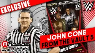 WWE Figure Insider: John Cone Mattel WWE Elite From the Vault Series 5 Exclusive Figure! REFEREE