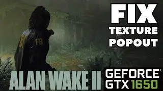 Fix Texture Popout Update | How to get rid of blurry surfaces | Alan Wake 2